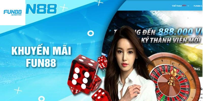 Khuyến mãi khủng khi đến với Fun88 casino